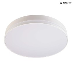 Applique da esterno SUBRA MOTION IP54, latteo, Bianco