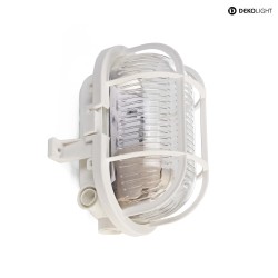 Wall / Ceiling luminaire SYRMA, oval, 220-240V AC/50-60Hz, E27, 1x max. 42W, white