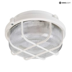 Wall / Ceiling luminaire SYRMA, round, 220-240V AC/50-60Hz, E27, 1x max. 100W, white