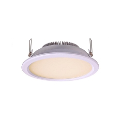 LED Deckeneinbauleuchte, stromkonstant, 30V DC, 500 mA, 15W 3000K 135, Silber