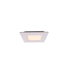 Apparecchio da incasso a soffitto LED PANEL SQUARE 8 corrente costante IP20, Bianco dimmerabile