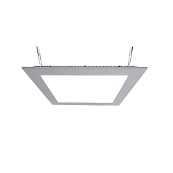 Apparecchio da incasso a soffitto LED PANEL SQUARE 20 corrente costante IP20, Argento dimmerabile