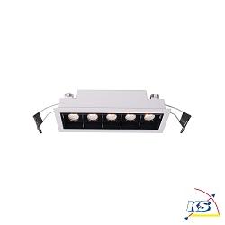 KapegoLED recessed ceiling luminaire CETI 5, current constant, 14-15V DC, 700 mA, 10W, 2900K, matt white