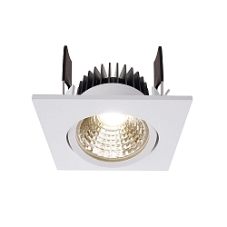 Apparecchio da incasso a soffitto COB-68 rotondo, corrente costante IP20, Bianco dimmerabile