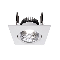 Apparecchio da incasso a soffitto COB-68 rotondo, corrente costante IP20, Bianco dimmerabile