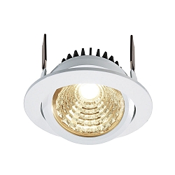 LED Deckeneinbauleuchte COB-95-24V-RUND, spannungskonstant, 12W 2700K 45, wei
