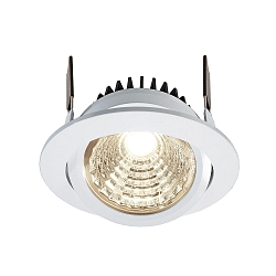 Apparecchio da incasso a soffitto COB-68-24V tensione costante IP20, chiaro, trasparente, Bianco dimmerabile