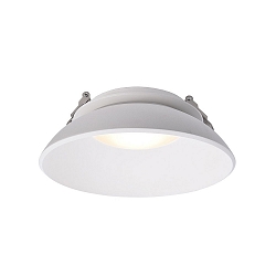 Recessed LED ceiling luminaire KAUS, 14W 3000K 980lm 105, voltage constant, matt white