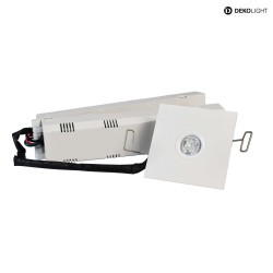 Ceiling recessed luminaire ALNAIR Emergency luminaire, for the illumination of corridors, 230V AC/50-60Hz, 1W