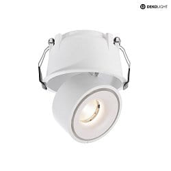 Plafonnier encastr UNI II TILT 350MA 2 ples, courant constant, pivotant  la cardan IP20, blanche gradable