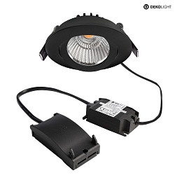 ceiling recessed luminaire DIONE voltage constant IP20, black, white dimmable
