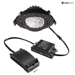 ceiling recessed luminaire DIONE IP44/IP20 IP20 |IP44, black dimmable
