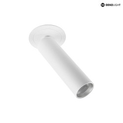 ceiling recessed luminaire SLIM cylindrical, adjustable, UGR < 19 IP20, white dimmable