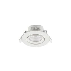 recessed spotlight SURTUR TILT 68 swivelling IP20 | IP44, white dimmable
