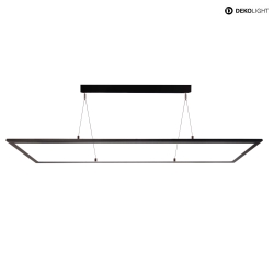 Luci a sospesione EVENT-PANEL TRANSPARENT RGBNW su / gi, dimmerabile, RGBW IP20, chiaro, nero, trasparente dimmerabile