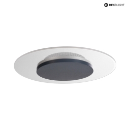LED Ceiling luminaire ZANIAH 29, 12W, 3000K, IP20, dimmable, grey