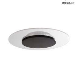 LED Ceiling luminaire ZANIAH 29, 12W, 3000K, IP20, dimmable, black