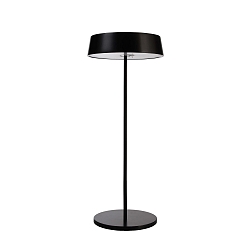Lampe de table MIRAM IP54, d�gager, noir , transparent gradable