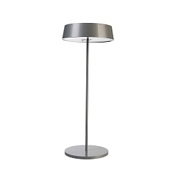Lampe de table MIRAM IP54, gris, d�gager, transparent gradable
