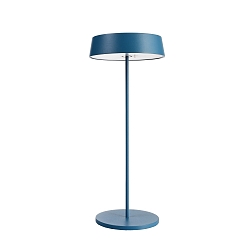 Lampe de table MIRAM IP54, bleu, d�gager, transparent gradable