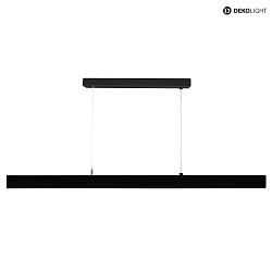 Luci a sospesione D PROFESSION UP & DOWN IP20, nero dimmerabile