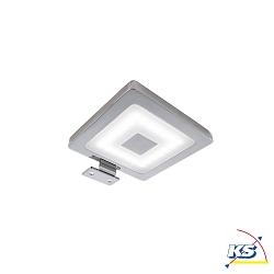 Furniture luminaire MIRROR SQUARE, 12V DC, 4.3W, 120, 4000K, silver / chrome