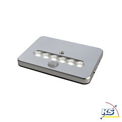 LED furniture luminaire LUCKYLITE PRO, 5V DC, 4000K, 20, matt silver