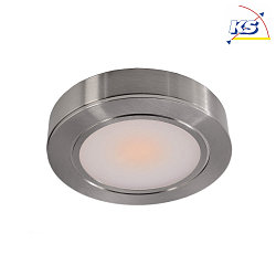 Luce per mobile BAHAM I, IP con spina IP20, Argento, Bianco opaco dimmerabile