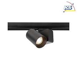 Luminaire triphas NIHAL MINI adaptateur triphas inclus IP20, noir  gradable