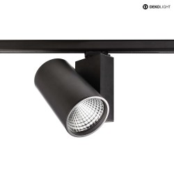 3-Phasen Strahler AARON, 220-240V AC/50-60Hz, 79W, 4000K, schwarz