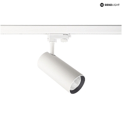 Projecteur triphas HORUS IP20, blanc mat