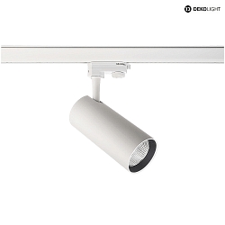 Projecteur triphas HORUS IP20, blanc mat