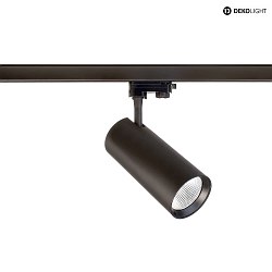 Projecteur triphas HORUS IP20, noir mat