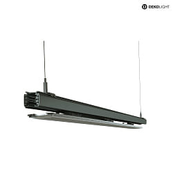 3-phase luminaire LINEAR PRO TILT IP20, traffic black 