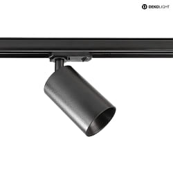 1-phase spot CAN swivelling, rotatable GU10 IP20, black dimmable