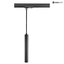 1-Phasen LED Pendelleuchte SLIM, 5W, 2700K, 500lm, IP20, dimmbar, schwarz