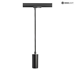 1- Luminaire  suspension monophas LUCEA IP20, noir profond gradable