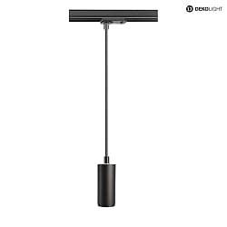 1-Phasen LED Pendelleuchte LUCEA, 10W, 2700K, 1300lm, IP20, dimmbar, schwarz