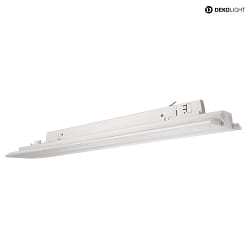 3-phase luminaire LINEAR PRO FOLD rigid, switchable, multipower IP20, white 