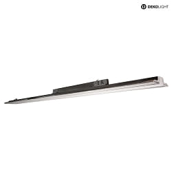 3-phase luminaire LINEAR PRO FOLD rigid, switchable, multipower IP20, black 