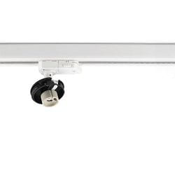3-phase spot CAN BASE rotatable GU10 IP20, white dimmable