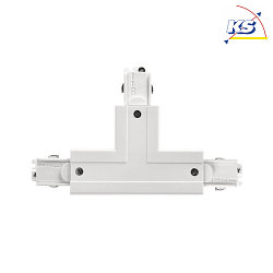 Accessories for 3-phase track system D LINE - T-coupler right-right-left with change mechanism, 220-240V AC, white