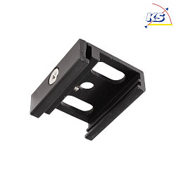 Accessories for 3-phase track system D LINE - mounting bracket ceiling mounting flex, black