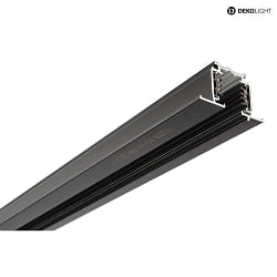 3-phase recessed track D LINE/DALI 200CM, black