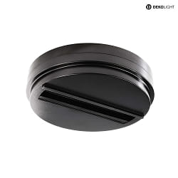 3-phase ceiling canopy D LINE/DALI surface-mounted version, DALI controllable, black