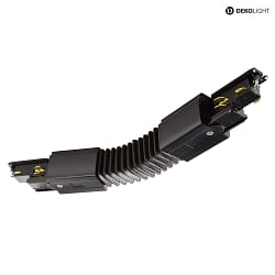 3-phase flex connector D LINE/DALI DALI controllable, adjustable, left-right, black