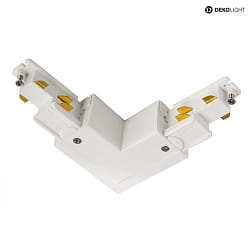 3-phase corner connector D LINE/DALI DALI controllable, codable, left-right, white
