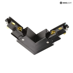 3-phase corner connector D LINE/DALI DALI controllable, codable, left-right, black