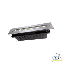 LED in-ground luminaire LINE II WW, 10W, asymmetrical, 220-240V AC, 3000K, stainless steel