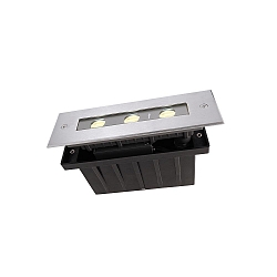 Outdoor LED Bodeneinbauleuchte LINE I WW, asymmetrisch, IP67, 220-240V AC, 5W 3000K 45 / 35, Edelstahl